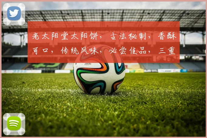 老太阳堂太阳饼，古法秘制，香酥可口，传统风味，必尝佳品，三重美味，尽在其中。